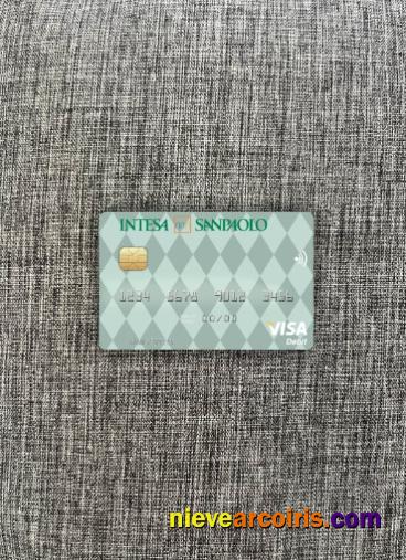 Italy Intesa Sanpaolo visa debit card photolook